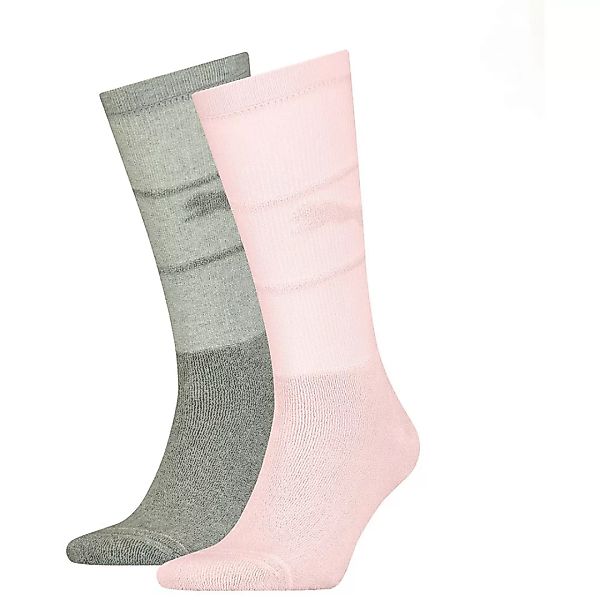 Puma Chill Reversed Crew Socken 2 Paare EU 39-42 Pink / Middle Grey Mélange günstig online kaufen