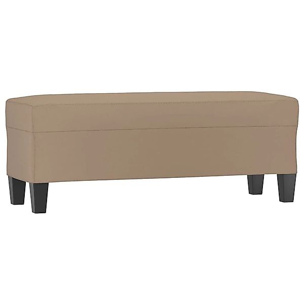 vidaXL Sitzbank Cappuccino-Braun 100x35x41 cm Kunstleder 349464 günstig online kaufen