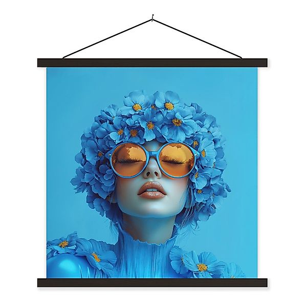 MuchoWow Poster Frau - Blume - günstig online kaufen