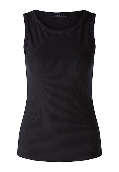 Oui Trägertop FILIZ Top elastische Viskoserippe günstig online kaufen