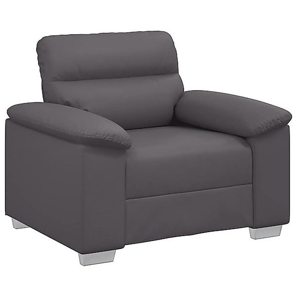 vidaXL Sofa Sessel Grau 60 cm Kunstleder günstig online kaufen