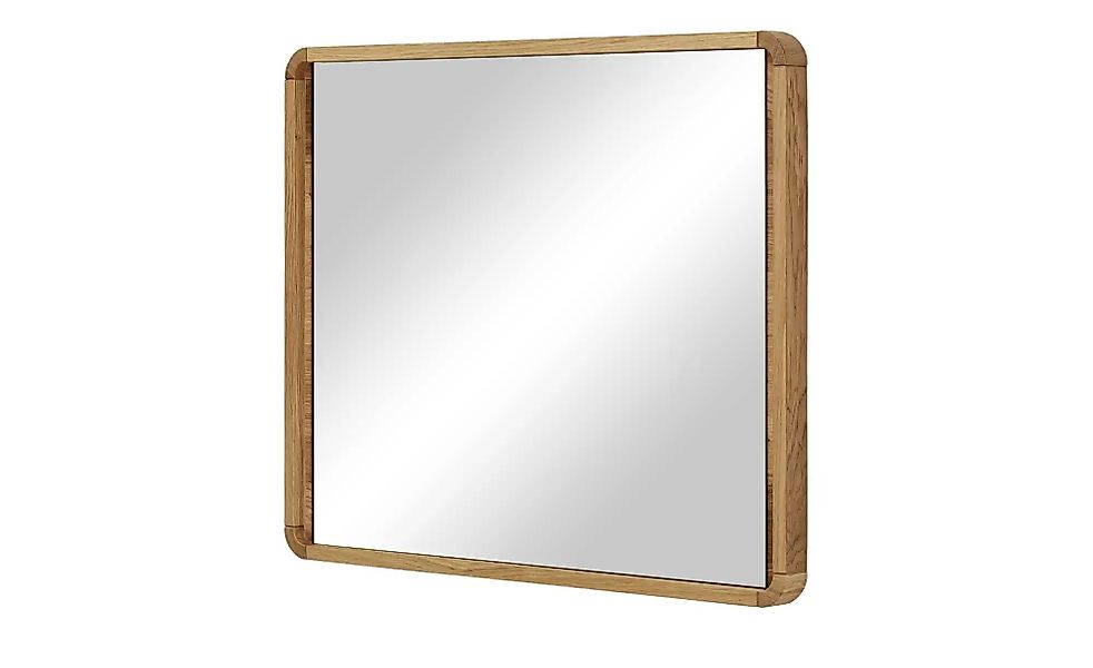 Spiegel 80 x 64 5 cm Phönix ¦ holzfarben ¦ Glas,Aluminium,Holz ¦ Maße (cm): günstig online kaufen