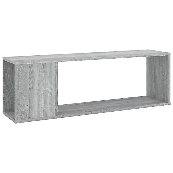 vidaXL TV-Schrank Grau Sonoma 100x24x32 cm Holzwerkstoff 816036 günstig online kaufen