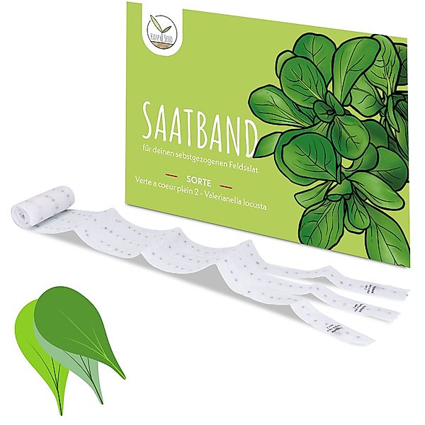 HappySeed Gemüsesamen 5m Saatband mit Feldsalat günstig online kaufen
