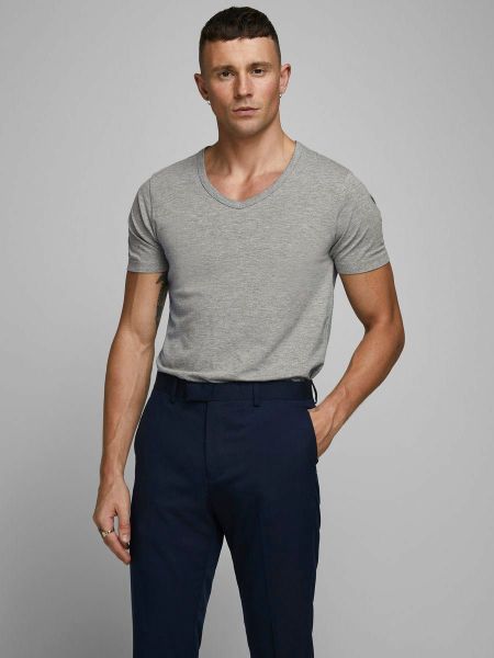 Jack & Jones T-Shirt "SLIM- FIT BASIC TEE V-NECK" mit V-Ausschnitt günstig online kaufen