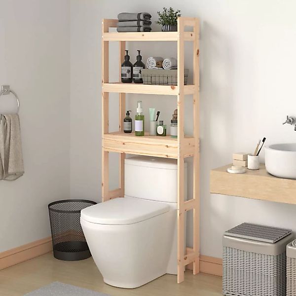 Vidaxl Toilettenregal 63x26x171 Cm Massivholz Kiefer günstig online kaufen