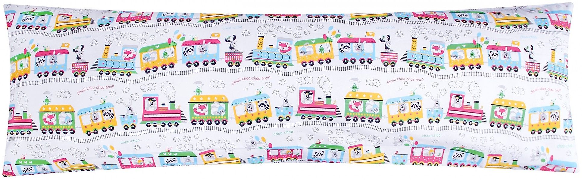 Heubergshop Seitenschläferkissenbezug, (1 Stück), 40x145cm Lokomotive günstig online kaufen