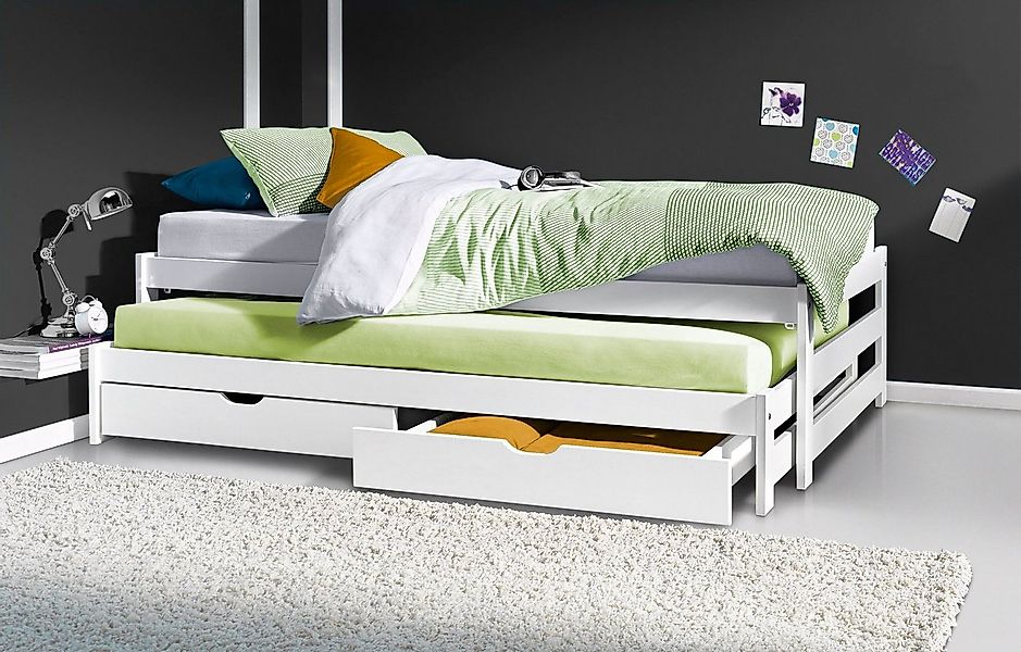 OTTO home Funktionsbett "TORGNY " mit 2 Schubladen, mit zwei Schlafplätzen, günstig online kaufen