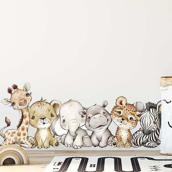 WANDKIND Wandtattoo Tiere Afrika V351, Selbstklebend günstig online kaufen