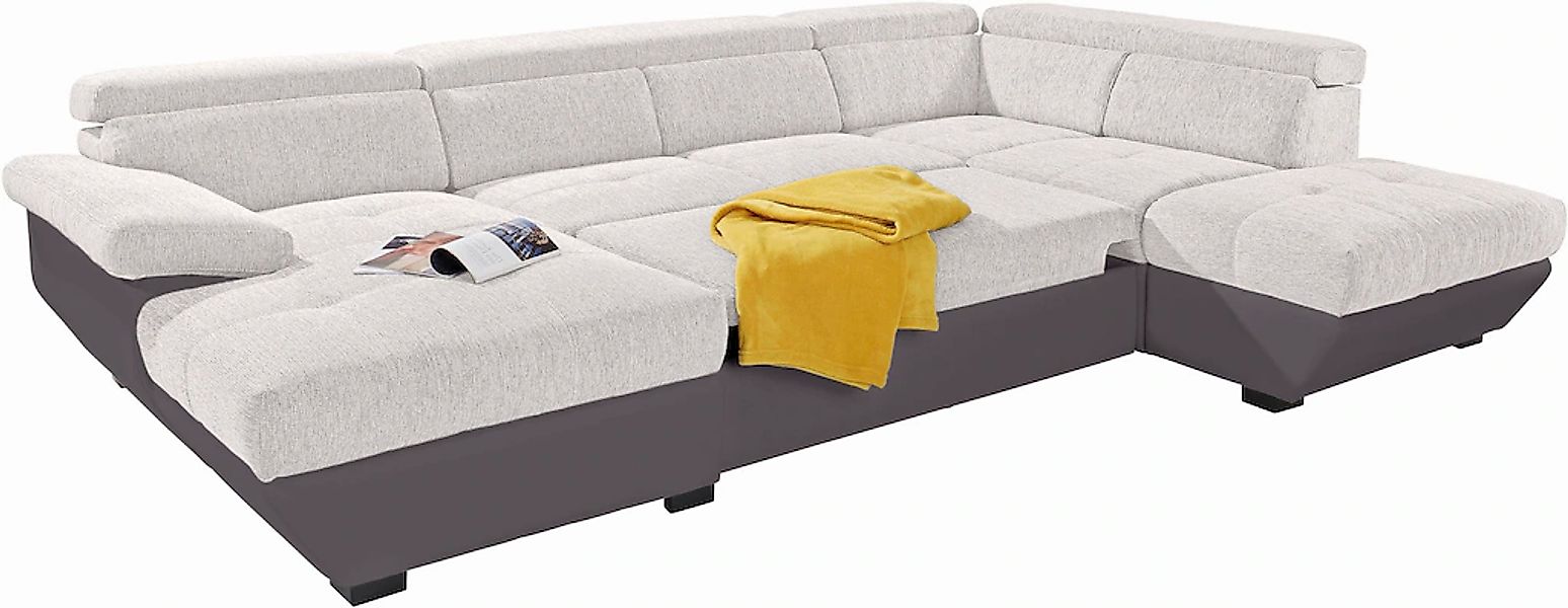 COTTA Polstergarnitur Speedway U-Form, (Set), Set bestehend aus: Wohnlandsc günstig online kaufen