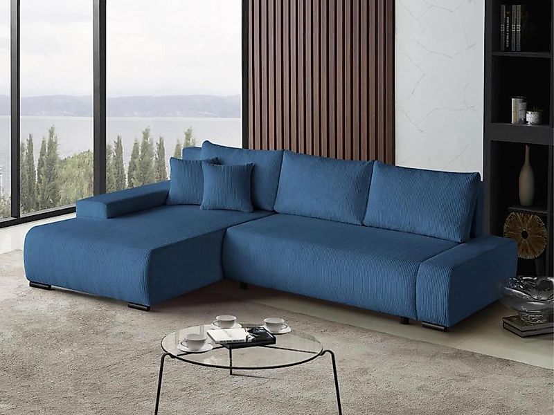 Beautysofa Ecksofa DRACO POSO L, mit günstig online kaufen