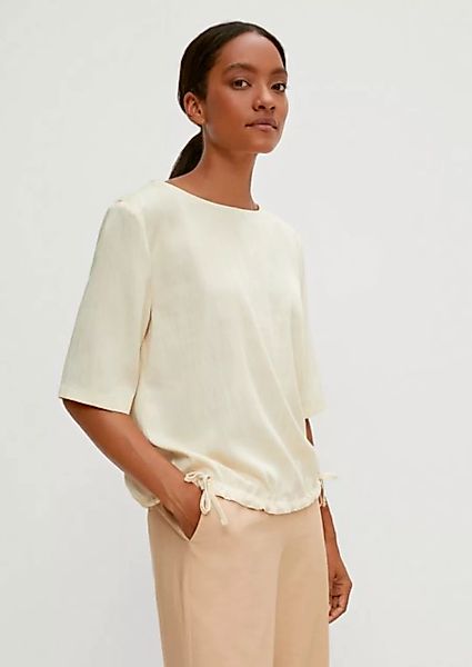 comma casual identity 3/4-Arm-Shirt Bluse mit Tunnelzug günstig online kaufen