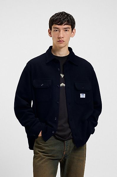 HUGO Blue Langarmhemd Ekynone Oversize Fit günstig online kaufen