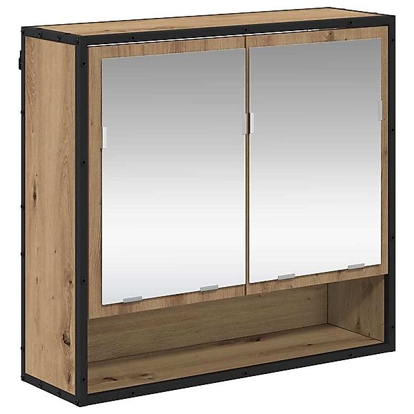 vidaXL Badezimmerspiegelschrank Badezimmer-Spiegelschrank mit Tür Artisan-E günstig online kaufen