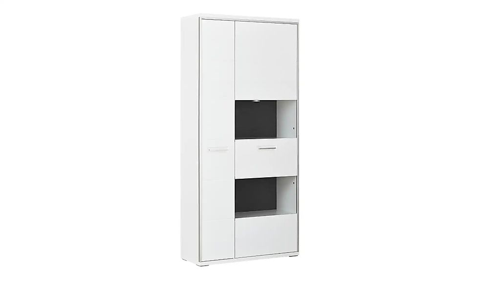 uno Kombivitrine   Setto ¦ weiß ¦ Maße (cm): B: 94 H: 201 T: 38.0 Schränke günstig online kaufen