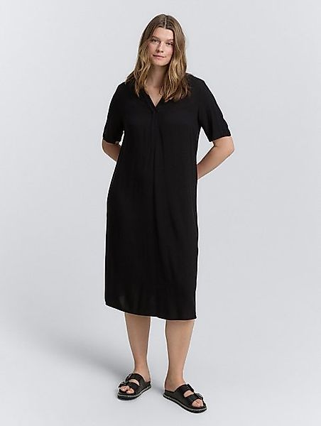 TOM TAILOR PLUS Sommerkleid Plus Size - Midi-Kleid aus Viskose günstig online kaufen