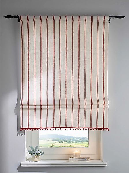 heine home Raffrollo mit Stangendurchzug günstig online kaufen