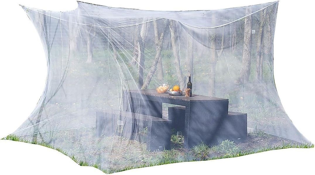 infactory Moskitonetz 300x300x250cm Zelt Doppelbett Fliegengitter günstig online kaufen