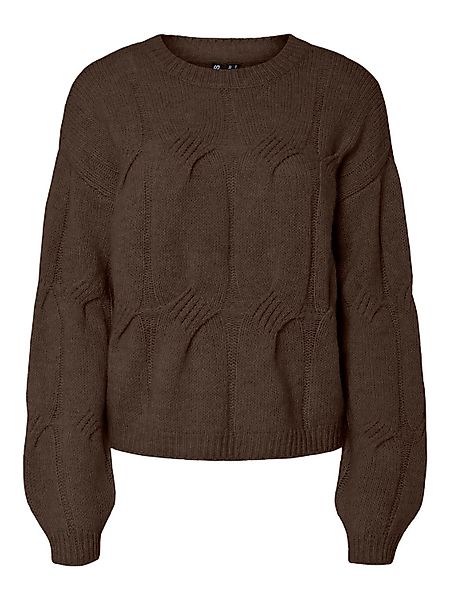 pieces Strickpullover PCJENNA LS O-NECK CABLE günstig online kaufen