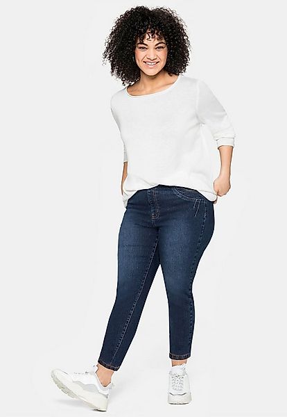 Sheego Bequeme Jeans Jeggings . mit Gummibund und Gürtelschlaufen günstig online kaufen