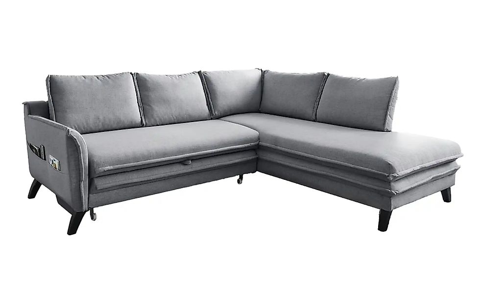 Miuform Ecksofa mit Schlaffunktion Charming Charlie ¦ grau ¦ Maße (cm): B: günstig online kaufen