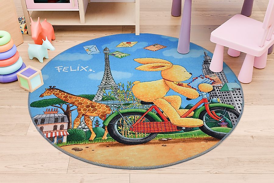 Felix der Hase Kinderteppich FE-432, rund, günstig online kaufen