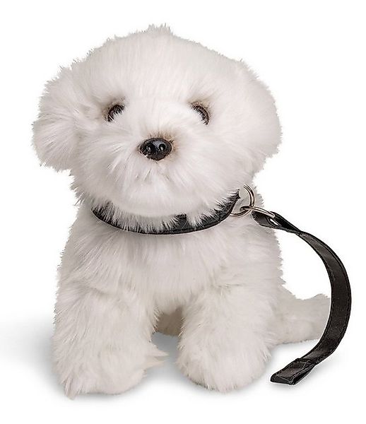 Uni-Toys Kuscheltier Malteser mit Leine - 26 cm (Länge) - Plüsch-Hund - Plü günstig online kaufen