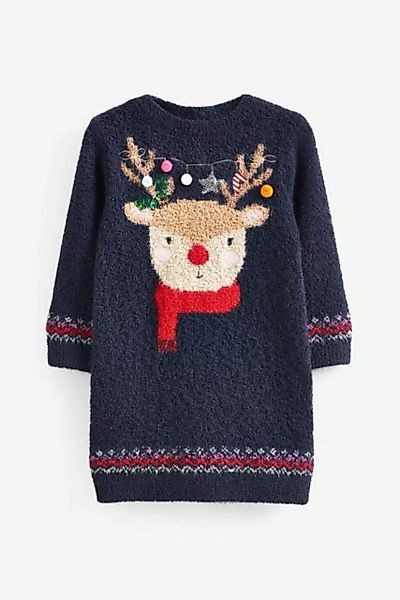 Next Strickkleid Pulloverkleid mit Rentier-Motiv (1-tlg) günstig online kaufen