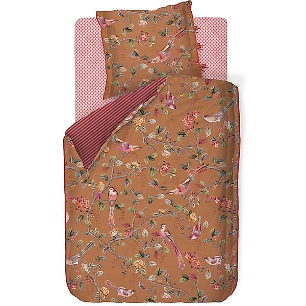 PiP Studio Bettwäsche Good Nightingale Braun, günstig online kaufen