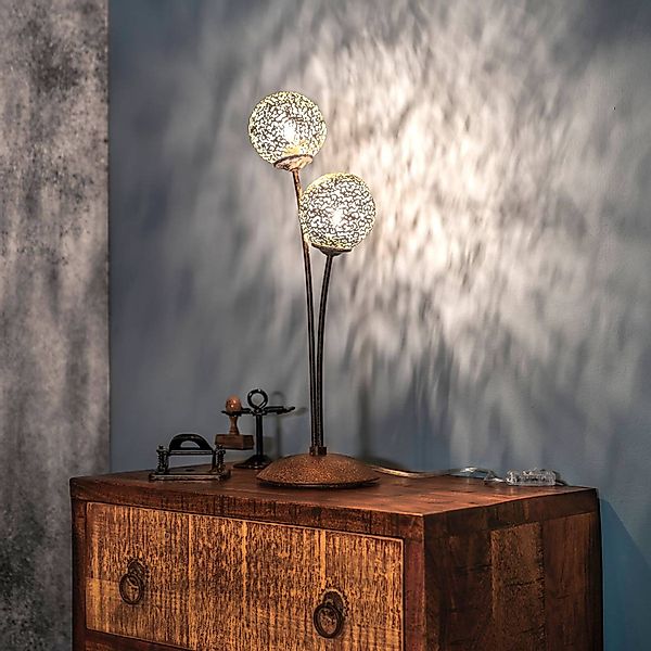 Paul Neuhaus Tischleuchte GRETA, ohne Leuchtmittel, ExklusiveG9, Schalter, günstig online kaufen