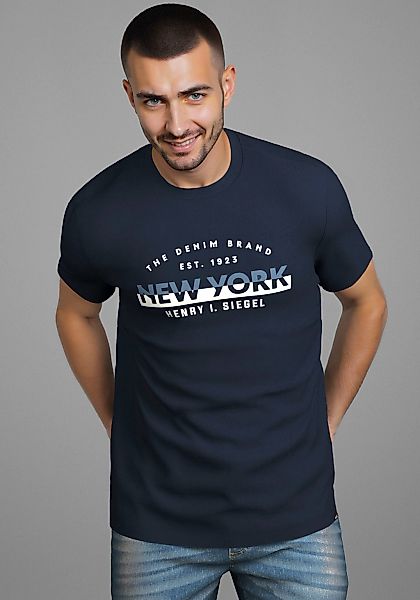 H.I.S Rundhalsshirt "Neue Kollektion" mit Print günstig online kaufen