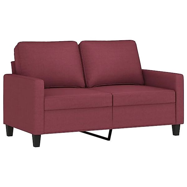 vidaXL 2-Sitzer-Sofa Weinrot 120 cm Stoff 359161 günstig online kaufen