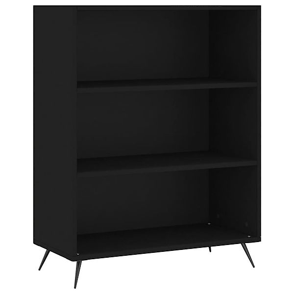 vidaXL Bücherregal Bücherregal Schwarz 69,5x32,5x90 cm günstig online kaufen