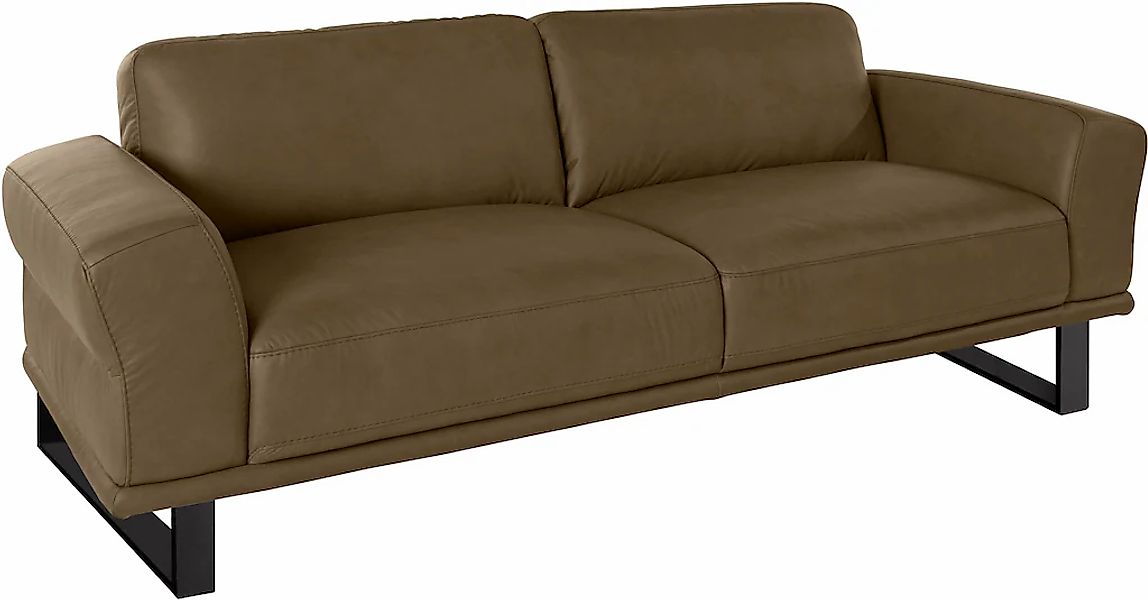 W.SCHILLIG 2,5-Sitzer »montanaa« mit Metallkufen in Schwarz pulverbeschicht günstig online kaufen