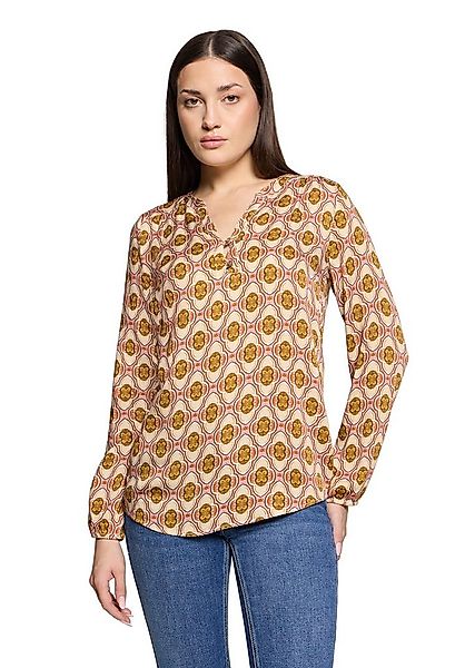 Cartoon Schlupfbluse Damen mit Knöpfen günstig online kaufen