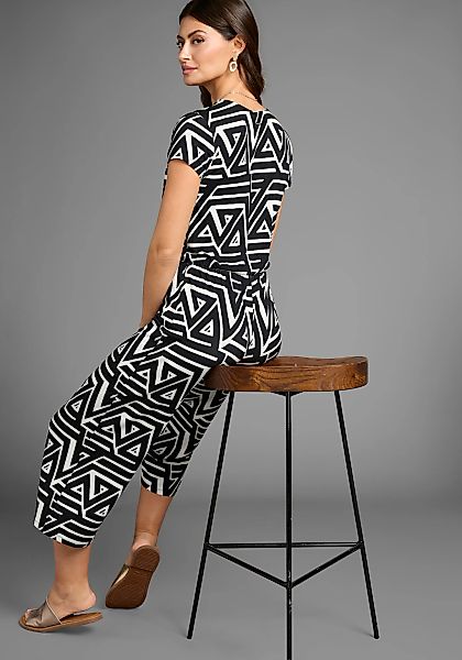 Laura Scott Jumpsuit mit V-Ausschnitt günstig online kaufen