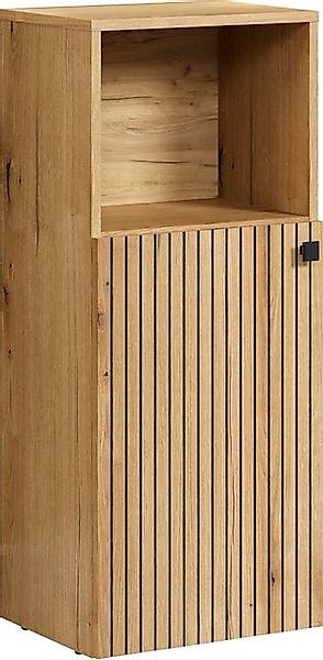 welltime Unterschrank Amrum (1-St) Badschrank mit offenem Fach und Rillenop günstig online kaufen