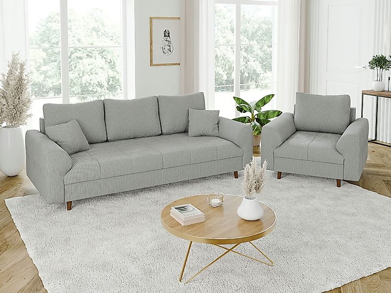 S-Style Möbel Polstergarnitur 3+1 Zara mit günstig online kaufen