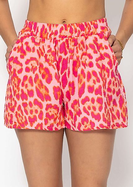 SASSYCLASSY Shorts Musselin Shorts mit Print günstig online kaufen