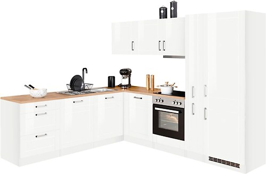 KOCHSTATION Winkelküche "KS-Tinnum", mit E-Geräten, Stellbreite 240/270 cm günstig online kaufen
