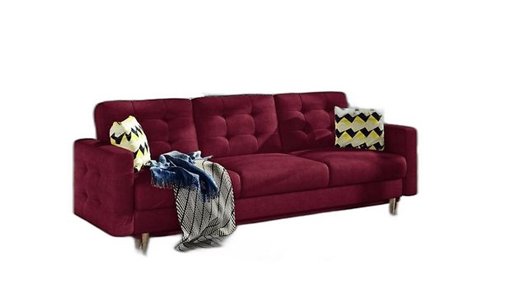 Xlmoebel Sofa Drei-Sitzer Sofa Traditionelle Polstercouch 3-Sitzer Textil N günstig online kaufen