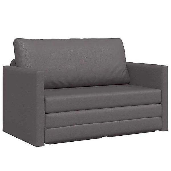 vidaXL Schlafsofa Grau 124 x 71 x 78 cm Kunstleder 4106710 günstig online kaufen