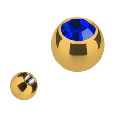Taffstyle Piercing-Set Piercing Ersatz Schraubkugel Gold günstig online kaufen
