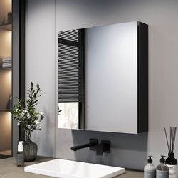 EMKE Spiegelschrank 60X65cm 2-türig Badezimmer Spiegelschrank günstig online kaufen