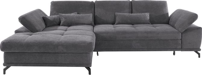 PLACES OF STYLE Ecksofa "Costello L-Form, B: 301 cm mit Sitztiefen-, Armtei günstig online kaufen