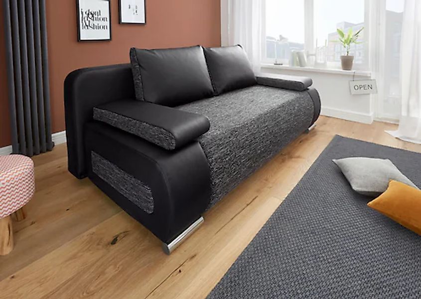 COLLECTION AB Schlafsofa »Moritz« mit Bettfunktion und Bettkasten, komforta günstig online kaufen