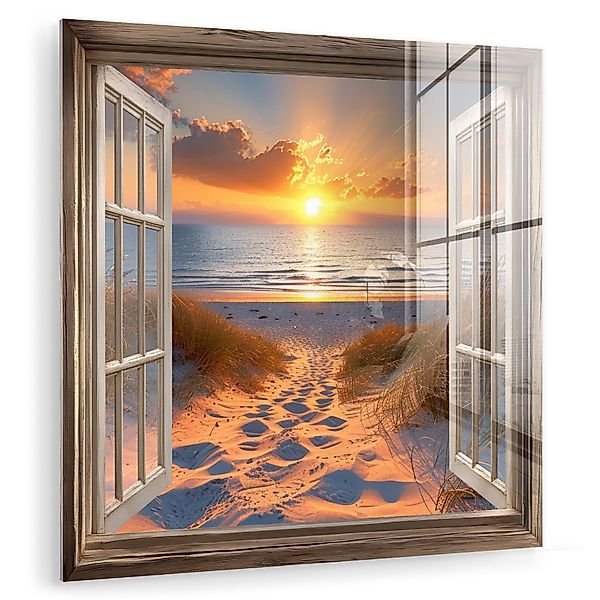 MuchoWow Acrylglasbild Durchblick - Strand - günstig online kaufen