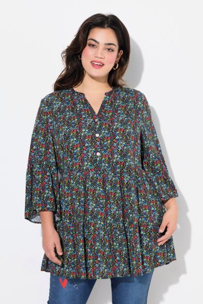 Angel of Style Tunika Bluse Minimal-Blütenmuster günstig online kaufen