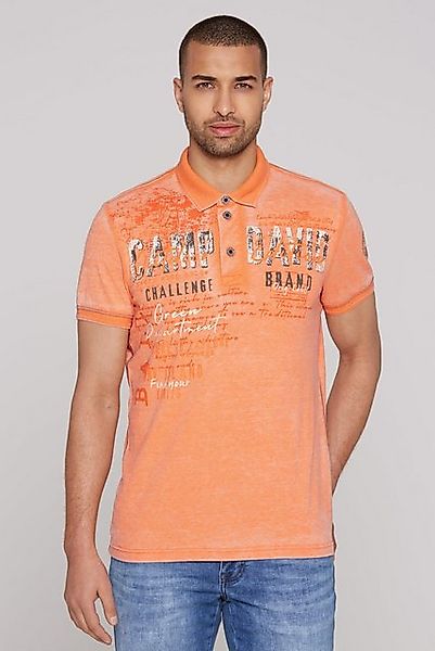 CAMP DAVID Poloshirt aus Baumwolle günstig online kaufen