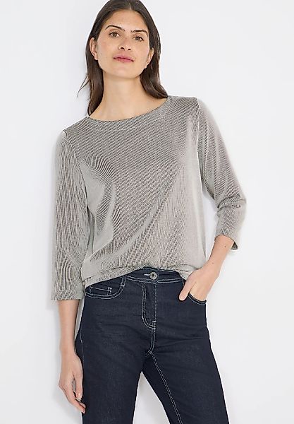 Cecil 3/4-Arm-Shirt mit Streifen Muster günstig online kaufen